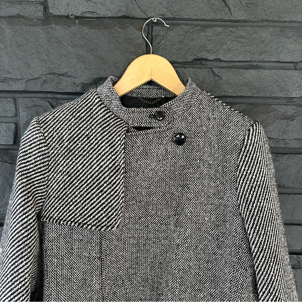 Banana Republic Monochrome Tweed Jacket